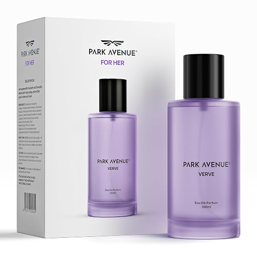 Park Avenue Verve EDP Women - 100ml | Long Lasting Perfume for Woman | Pear, Lavender, Jasmine, Musk & Vanilla| Warm, Sweet, and Musky Fragrance