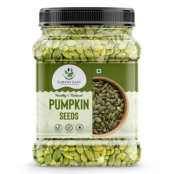 Earthy Eats Pumpkin Seed  -  400 Gram, Natural Nutritious Snack for Snacking, Baking, and Salads, Healthy and Flavorful Seeds for Recipes