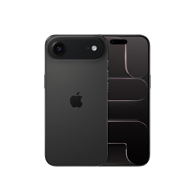 iPhone Air 256 GB: Thinnest iPhone Ever, 16.63 cm (6.53) Display with Promotion up to 120Hz, Powerful A19 Pro Chip, Center Stage Front Camera, All-Day Battery Life; Space Black