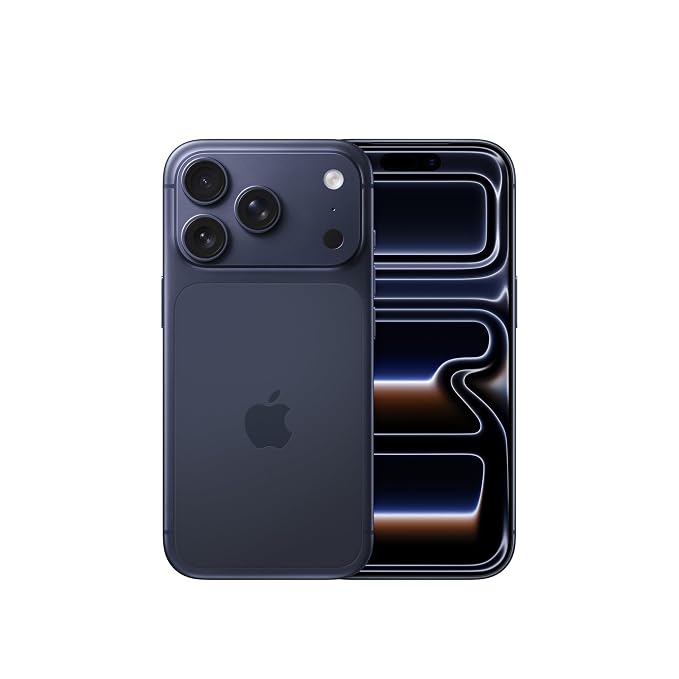 Apple iPhone 17 Pro 256 GB: 15.93 cm (6.33) Display with Promotion up to 120Hz, A19 Pro Chip, Breakthrough Battery Life, Pro Fusion Camera System with Center Stage Front Camera; Deep Blue