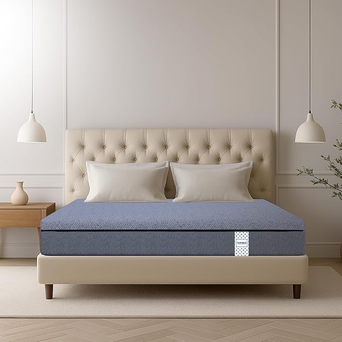 [Size: 75X30X5] - Florance Orthopedic Mattress with 7 Zone Air Gel Memory Foam, Medium-Firm, Pressure Relief, Oeko Tex Certified Fabric, Zero Partner Disturbance, Single Size Mattress, 12-Year Warranty, 75x30x5