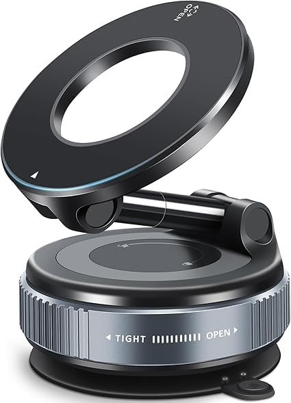 BEDSTEFAR Phones Holder, Magnetic Car Phone Mount Hands Free Suction Cup Phones Holder for Car Gym Mirror Shower Car Mount Compatible with All Mobile. (Magnetic Phone Holder)