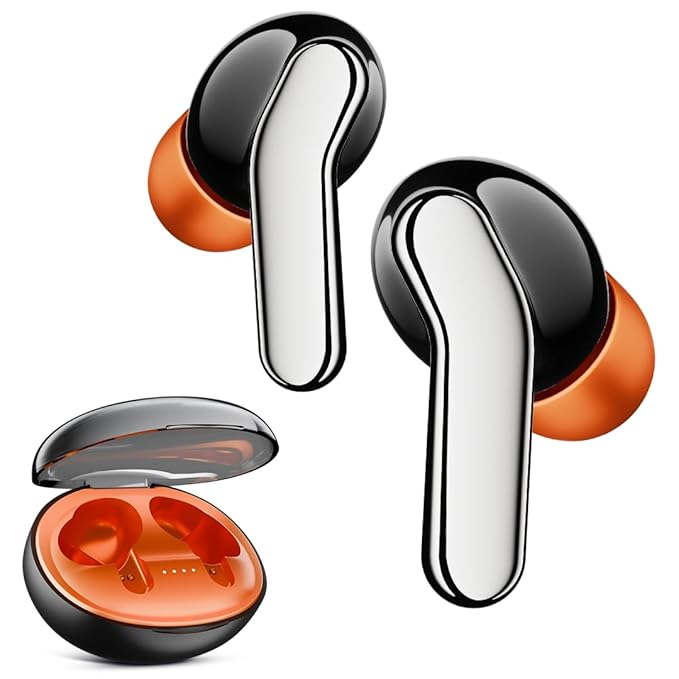 Mivi DuoPods Roar [New Launch], 70 Hours Playtime, 3D Soundstage, AI-ENC for HD Calls, 13mm Drivers, IPX 4.0, AAC with BT v5.3, Made in India True Wireless Earbuds