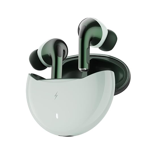 Fire-Boltt Aero TWS Ear Buds Custom EQ, Wireless Bluetooth 5.4, 50H Playtime, 50ms Low Latency, Fast Charging Case, App Support, Touch Controls, IPX4 Waterproof, Gaming & Music