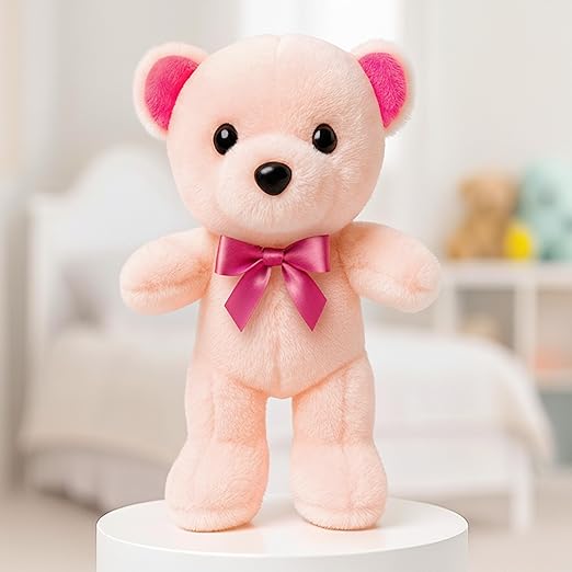 Babique Standing Teddy Bear Stuffed Plush Animal Soft Toys | Teddy Bear | Ideal for Birthdays & Special Occasions Girls/Boys, Baby Kids 23cm