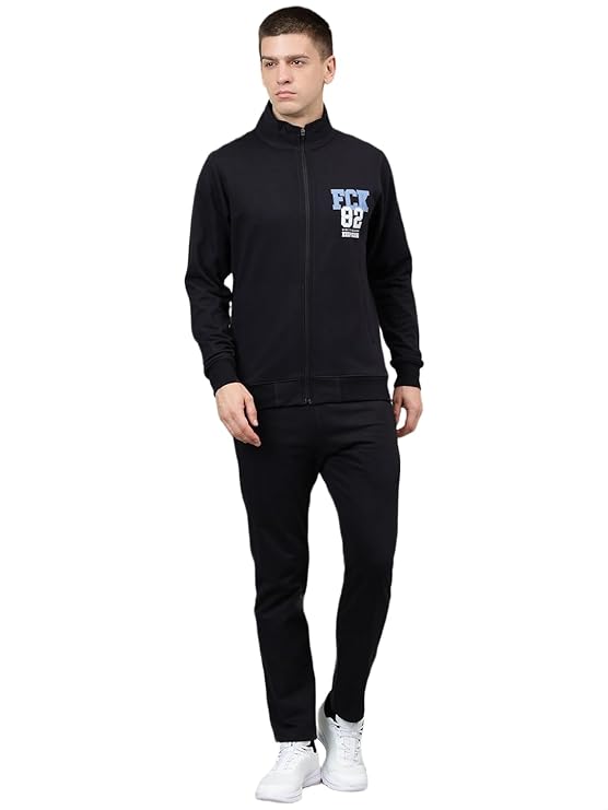 Men's Winter Fleece Tracksuit | Zip-Up Sweatshirt & Track Pants, Soft Fleece Fabric, Warm 2-Piece Sportswear for Gym, Streetwear & Casual Wear |FTS-59