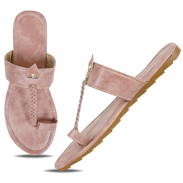 IndieStide Heel Casual Flip Flops Slippers For Girls Women, Comfortable cushioned Chappals