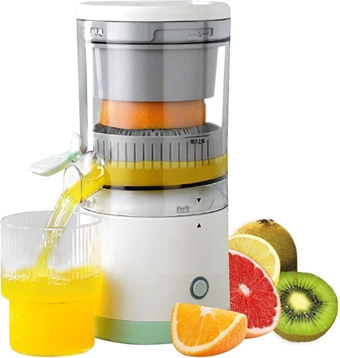 Wireless Electric Citrus Juicer USB Rechargeable Handheld Juice Extractor for Orange, Lemon, Lime Portable Squeezer for Travel, Home & Kitchen Use