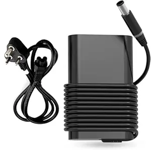 65W Laptop Charger for DELL Latitude E5470 7480 7490 E7250 3300 3380 5280 5480 5490 E5440 E5470 E6540 E7440 E7450 E7250 E6440 E6430 7290 5490 5590 5290 19.5V 3.34A AC (with Power Cable) (65W Big)