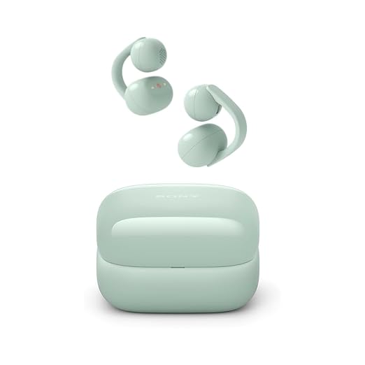 Sony LinkBuds Clip Open-Ear Truly Wireless Earbuds, Comfortable & Secure Fit, Lightweight Clip-On Design, Touch Controls, Ambient Sound Awareness, Water Resistant, Up to 37 Hrs of Playback, Green | Comfortable & Secure Fit, Lightweight, Touch Controls, Ambient Sound Awareness, IPX4 Water Resistant, Up to 37 Hrs of Battery
