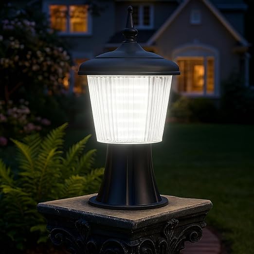 GIGAWATTS Smart Ultima 12W LED Gate Lights for Outdoor Waterproof, Gate Lamps for Main Gate, Pillar Light, Farmhouse Boundry Light and Decorative Outdoor Wall Lamps (White, Pack of 1)