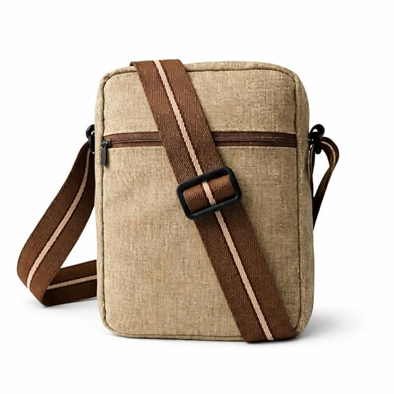 All-Day Sling Bag for Men and Women for Carrying Daily Stuff Like Cash, Phone, Power Bank, Keys, and Office Stuff | Durable Fabric and Fittings | Adjustable Strap with Buckle