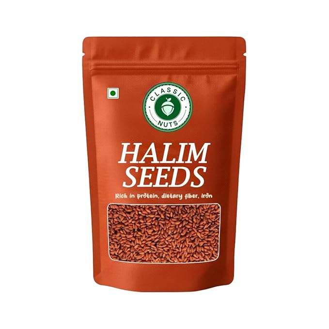 Classic Nuts Halim Seeds | Smooth Texture | Excellent for Health Drinks | Convenient Pantry Choice (300gram, Halim Seeds)