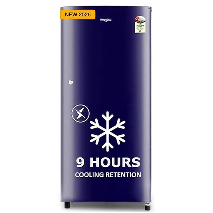 Whirlpool 184 L 2 Star Direct-Cool Single Door Refrigerator (205 WDE CLS 2S SAPPHIRE BLUE-Y, Blue, 2026 Model)