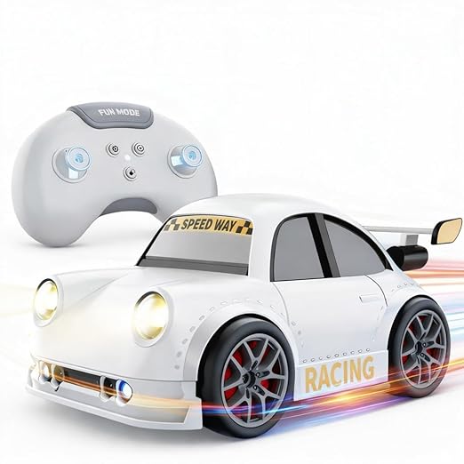 SUPER TOY Remote Control Intelligent Sensor Drift Car for Kids  -  4 Wheel Drive Mini RC Drifting Car with Follow Me, Escape Mode, Music & LED Lights Toy Gifts for Boys Girls