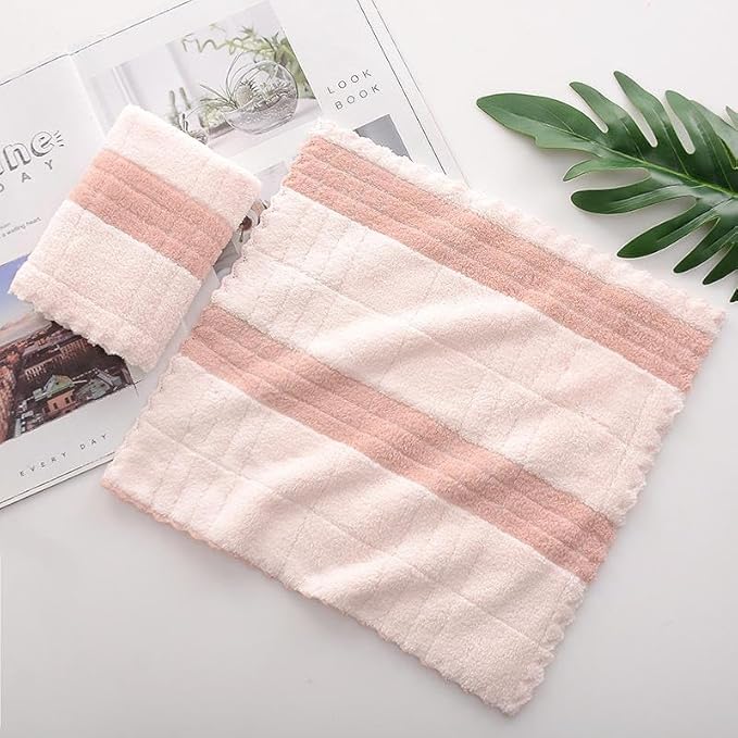 Cortina Eco-Friendly Microfiber Face Towel | Ultra Soft, Absorbent, Quick Dry Towels for Facewash, Gym, Sports, Travel | 25 x 25 Cm | Pack of 6