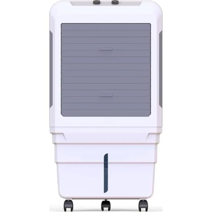 Bajaj DMH 85X 85L Desert Air Cooler | High Air Delivery with Turbo Fan Technology | 3-Side Honeycomb Cooling & 4-Way Swing | Inverter Compatible | 1 Year WarrantyWhite