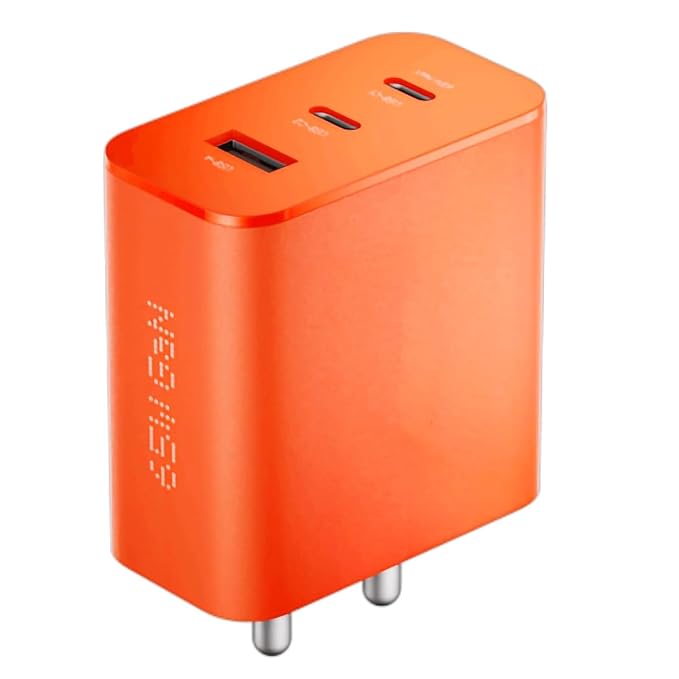 CMF 65W GaN Charger Adapter Super Fast Charging Compatible with Nothing Phone 3, 3a,2a / CMF Phone 1/2 Pro, iPhone 15,16,17,Samsung S25,S24, Pixel, Black