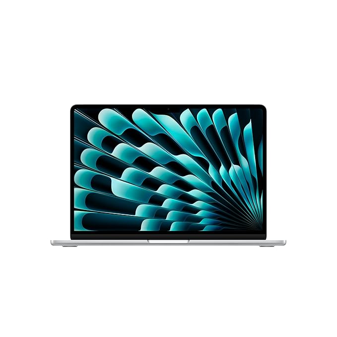Apple 2026 MacBook Air 133 Laptop with M5 chip: AI and Apple Intelligence, 34.46 cm (13.63) Liquid Retina Display, 16GB Unified Memory, 512GB SSD Storage, 12MP Center Stage Camera, Touch ID; Silver
