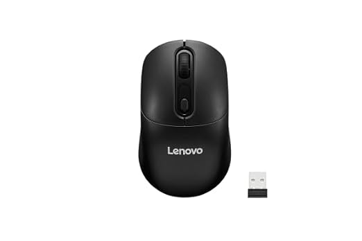 Lenovo USB-A Wireless Mouse, Reliable Wireless connectivity, Upto 12 Months Battery Life, DPI Upto 1600, Durable Upto 10 Million clicks, Smooth & Precise Tracking, 0.057Kg, 4Y51U02457, 1Y Warranty
