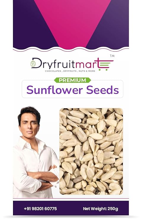 Dryfruit Mart | Sunflower Seeds | 250g | Nutrient Rich, Boosts Immunity & Heart Health, Healthy Daily Snack. (250g)