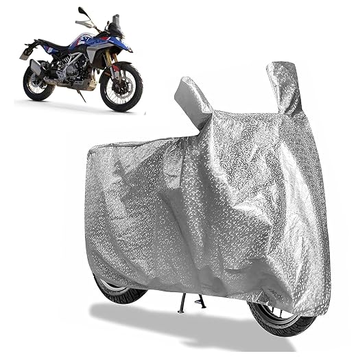 Sulfar Bike Cover for BMW Motorrad F 450 GS (India) (Adventure) | Waterproof, Dustproof & UV Protected | All Weather Two Wheeler Cover (Silver) New 2026 Variants