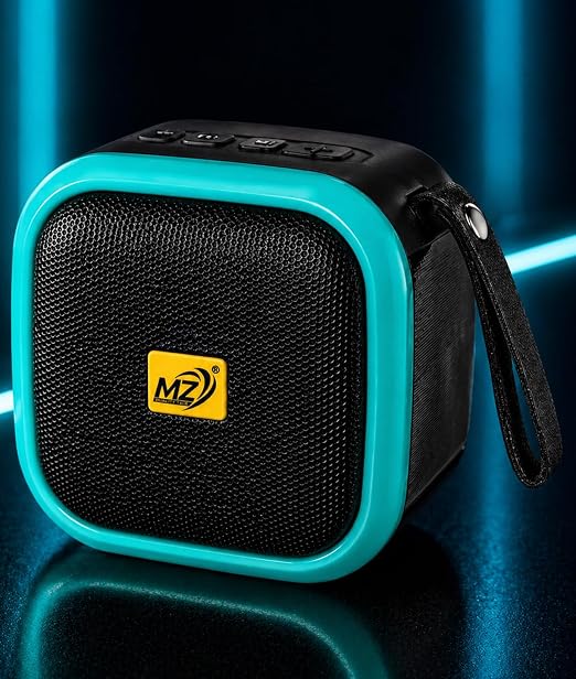 10W Wireless Bluetooth Speaker with Deep Bass, TWS Function, Type-C Fast Charging, 3 - 5 Hours Playtime, Portable Mini Speaker with FM/USB/TF Card Support & Bluetooth 5.0 (Aqua)