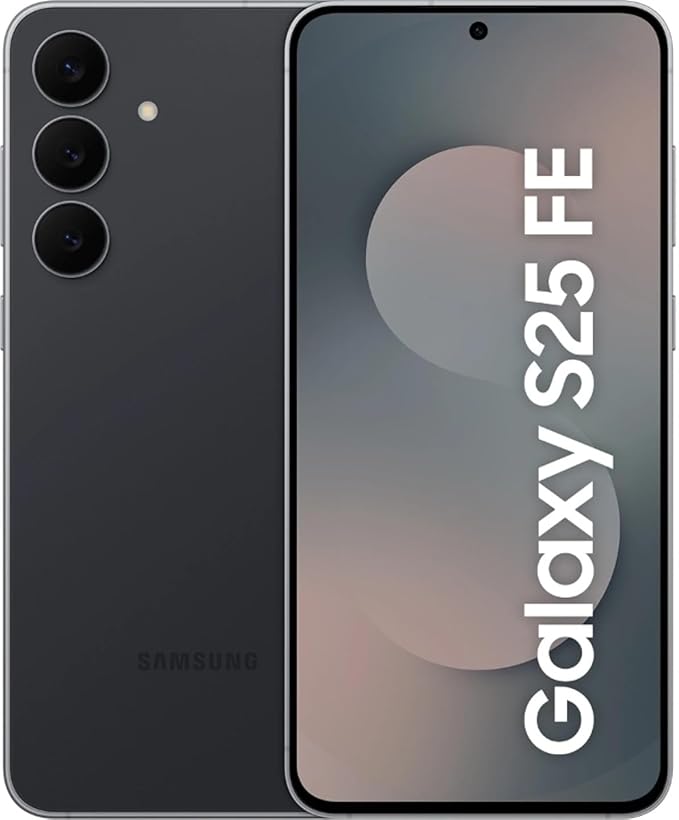 Samsung Galaxy S25 FE 5G (JetBlack, 8GB RAM, 128GB Storage) | Exynos 2400 Deca Core Processor | 50MP Triple Camera | 6.7-inch Dynamic AMOLED 2X Display | AI Features Enabled Smartphone