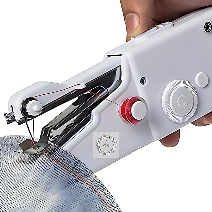 Handy Stitch Mini Hand Sewing Machine | Portable Stapler Style Silai Machine for Quick Repairs & Home Tailoring | Lightweight Handheld Stitching Tool (Handy Stitch silai machine)