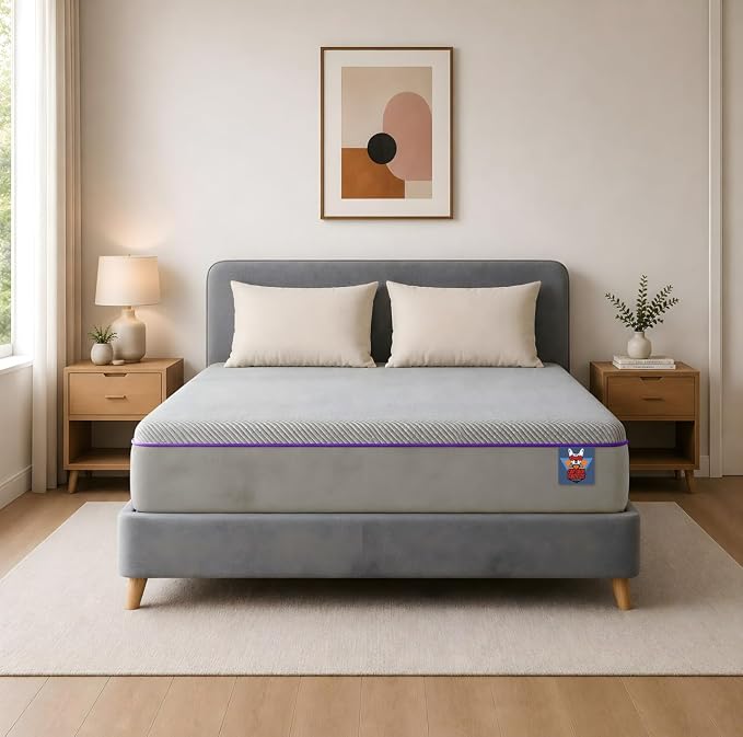 FLIPFORCE" Dual Comfort Mattress (10 Years Warranty) | Orthopedic Support Foam with Breathable Fabric | Reversible Soft & Firm Comfort Double Size Bed Mattress (72x48x4)