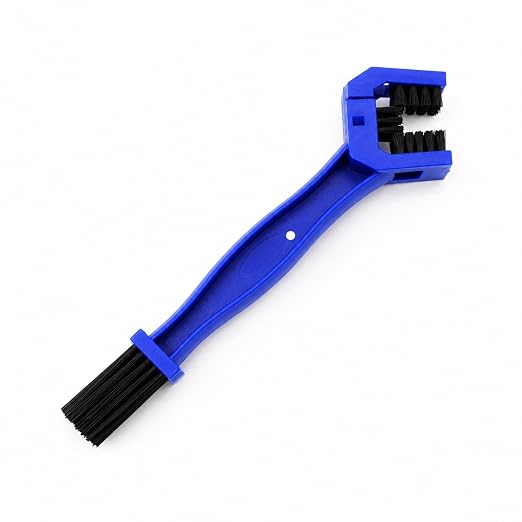 NI NEW IDEA 3-Sided Chain Cleaning Brush for Motorcycle, Bicycle & Scooter | Heavy-Duty Nylon Bristles | Deep Cleaning Tool