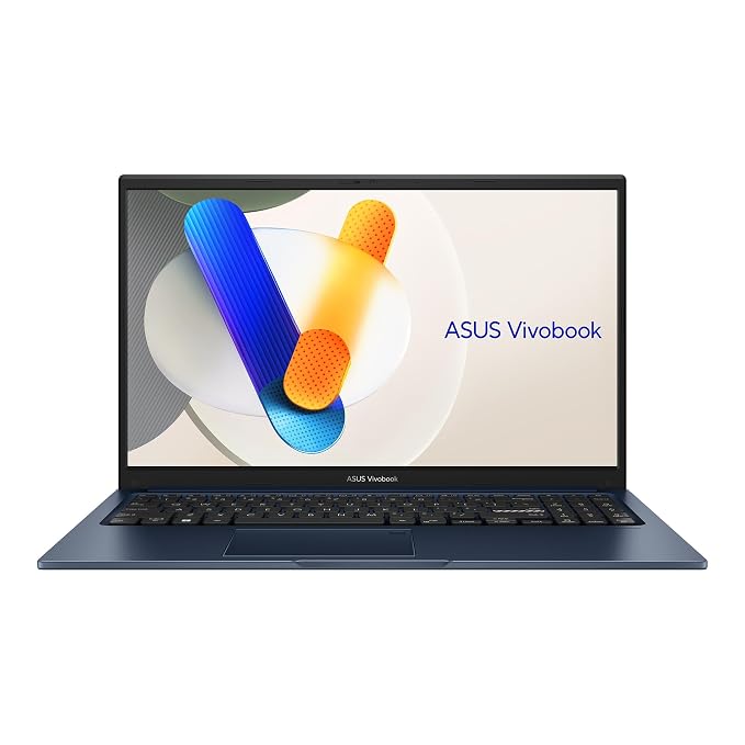 ASUS Vivobook 15 (2026),Intel Core 5 120U,(i5-14th Gen),FingerPrint Sensor,8GB RAM,512GB SSD,FHD,15.6"(39.6 cm),Win 11,M365 Basic(1Y),Office 2024,Quiet Blue,1.7 Kg,X1504VAP-IN012WS,Thin & Light Laptop