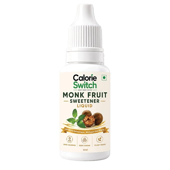 Calorie Switch Monk Fruit Drops 10ml | Plant Based Monk Fruit Sweetner