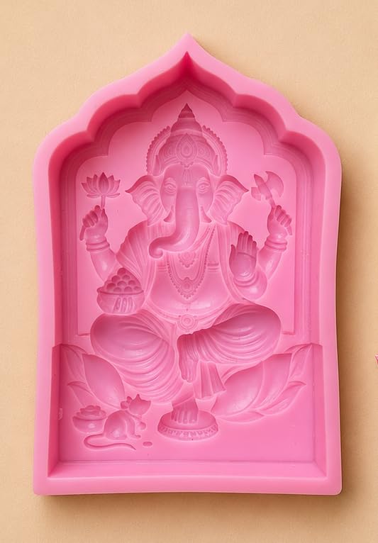 Ganesha Silicone Mould for Cake, Soap and Resin Craft