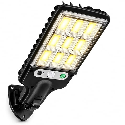 180W LED Solar Street Light  -  10,000LM, IP65 Waterproof, Battery-Powered