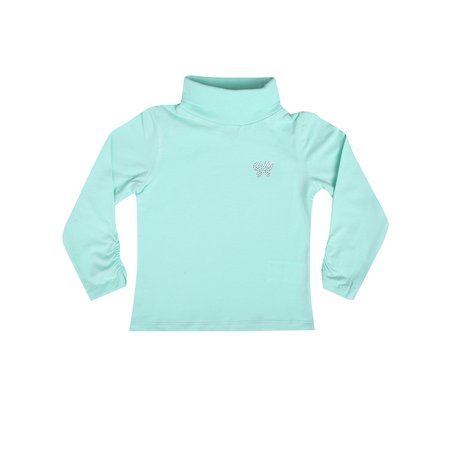 Pink & Blue Solid Infant Girls Turtle Neck Winter Wear