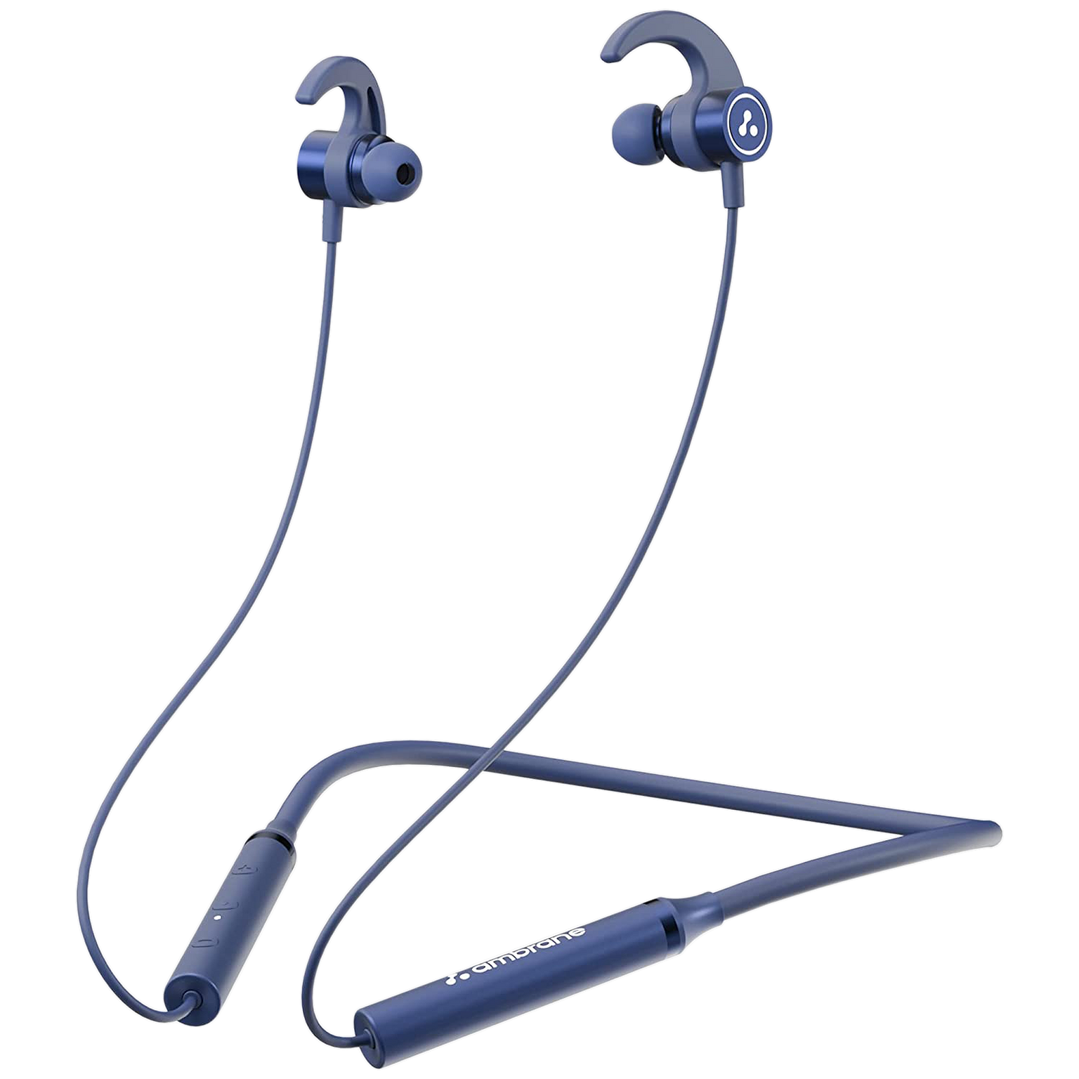 Ambrane Bassband Active Neckband (IPX4 Splash & Waterproof, Immersive Sound, Blue)