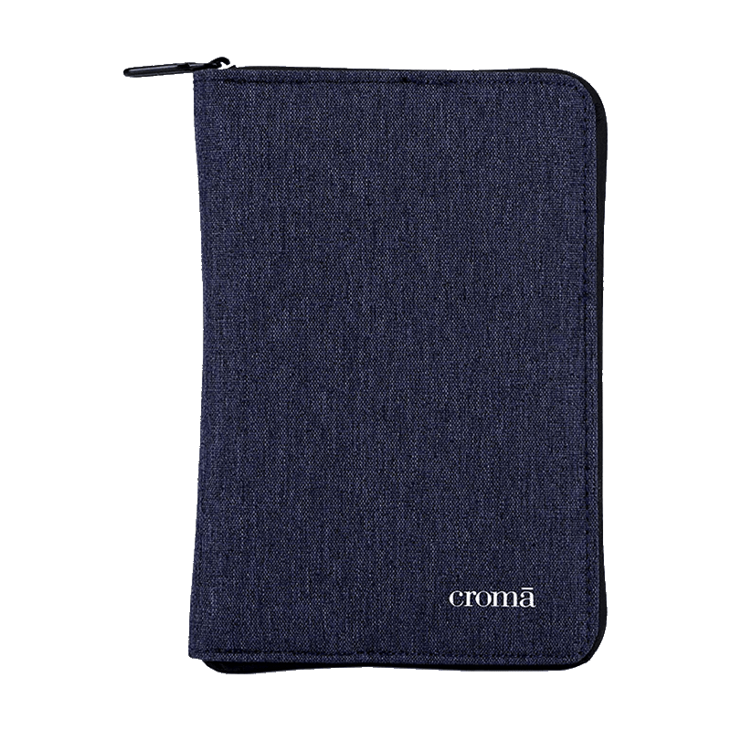 Croma Fabric Travel Organiser Bag (XL5190 LTB328, Blue)