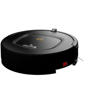 Eureka Forbes Robo Vac n Mop 16 Watts Robotic Vacuum Cleaner (0.5 Liters Tank, GFCDFRCLN00000, Black)
