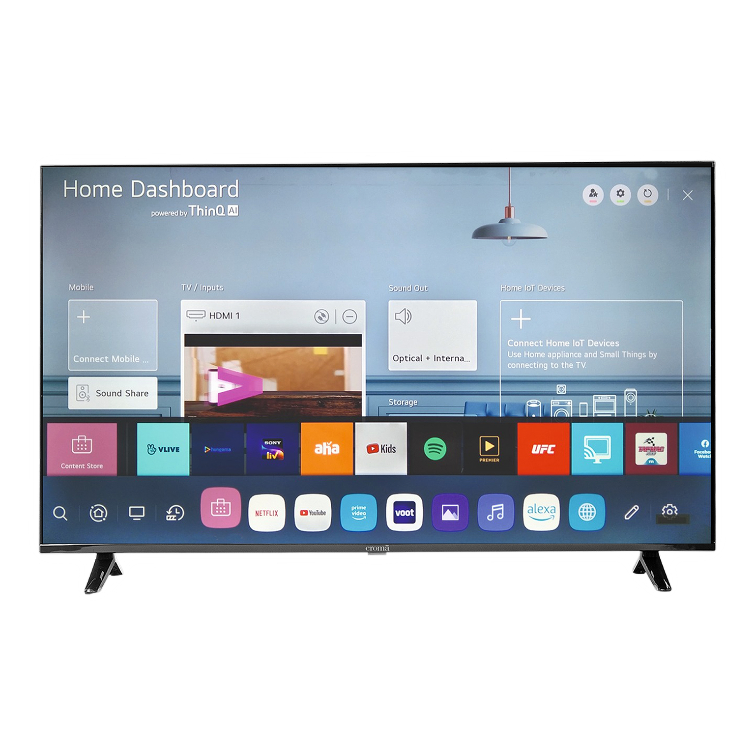 Croma 127 cm (50 inch) 4K Ultra HD LED WebOS TV (2022 model)