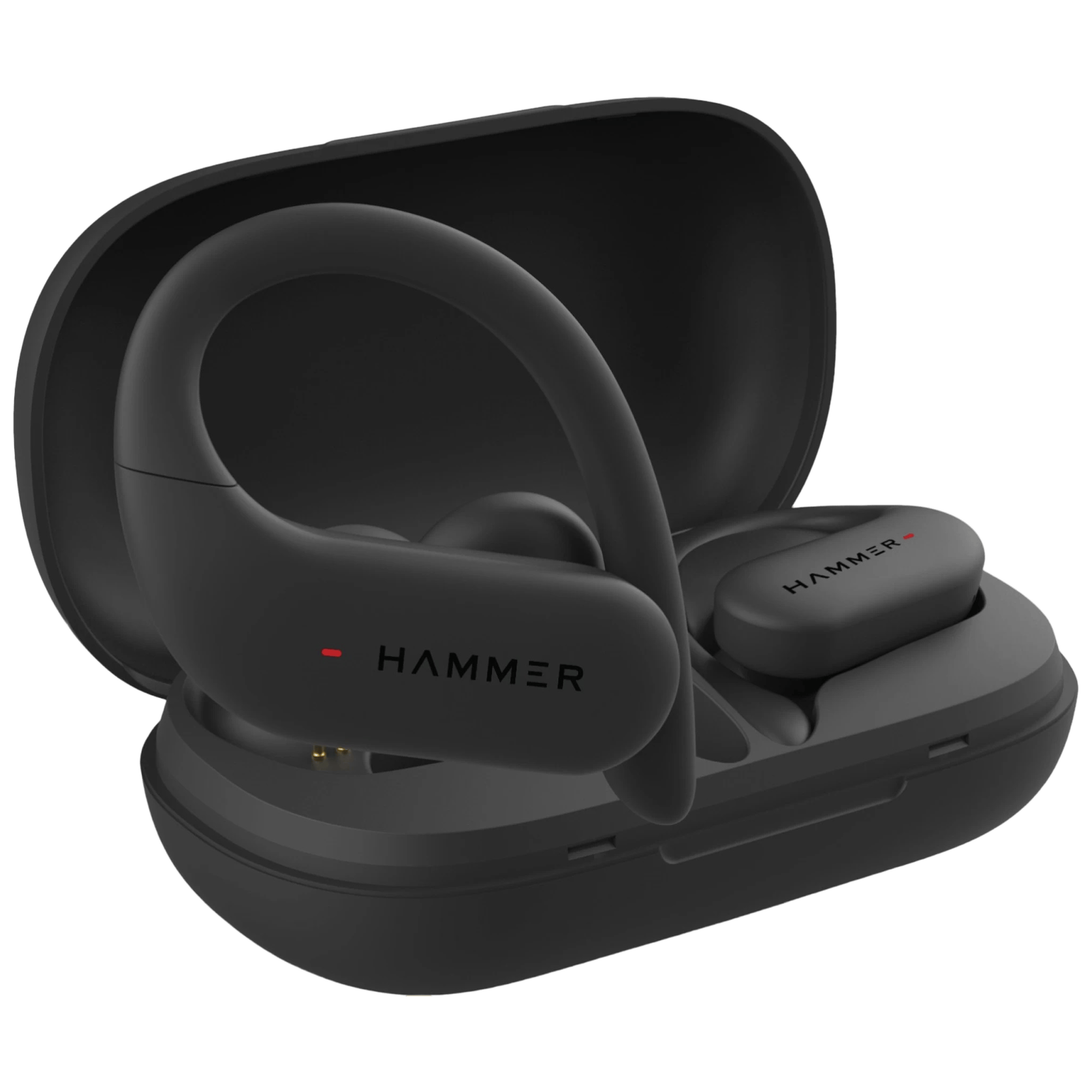 Hammer KO 2.0 TWS Earbuds (IPX4 Water Resistant, 20 Hours Playtime, Black)