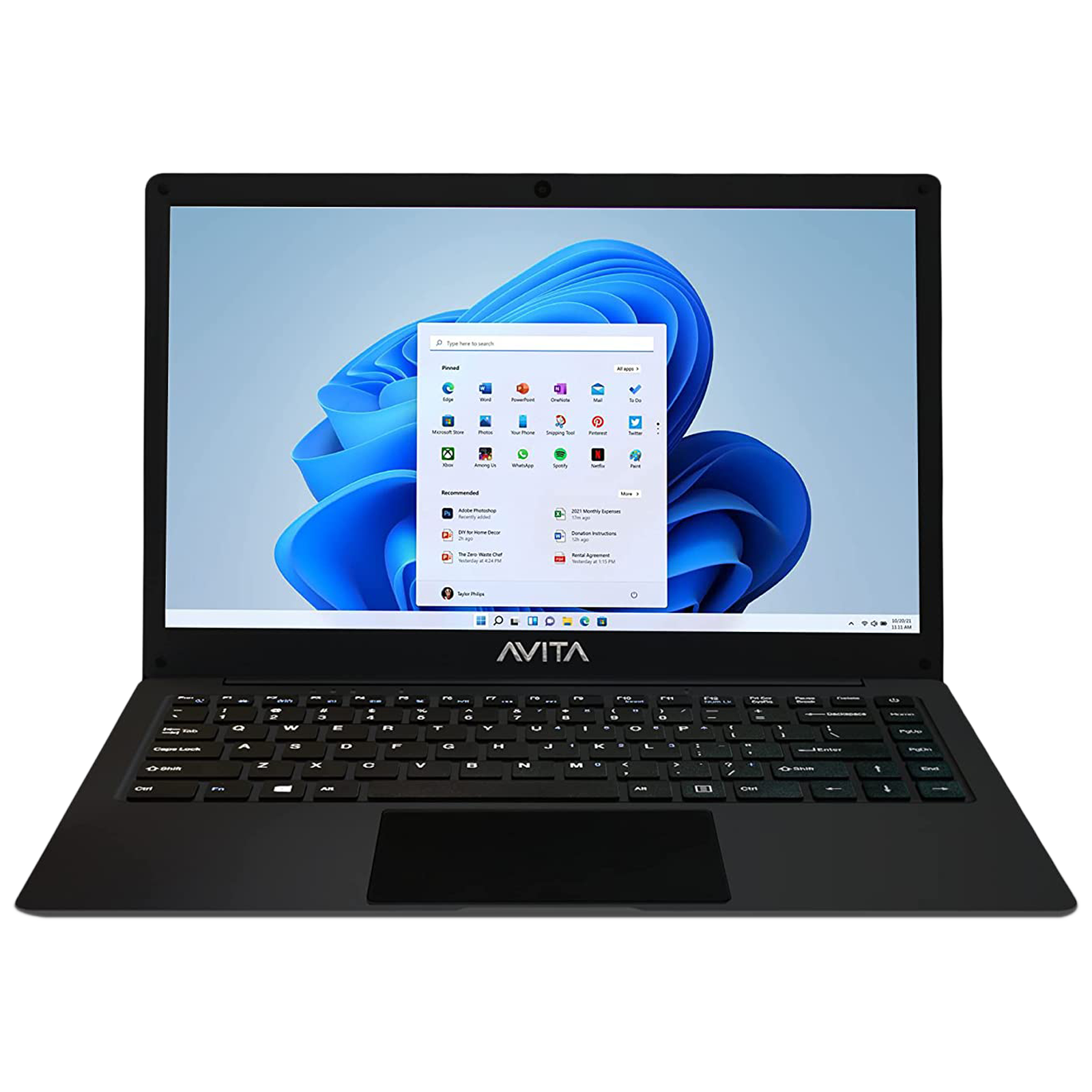 Avita Satus Ultimus S111 Intel Celeron 4th Gen (14.1 inch, 4GB, 128GB, Windows 11 Home, Intel UHD Graphics 600, Full HD IPS Display, Matt Black, NU14A1INC43PN-MB)