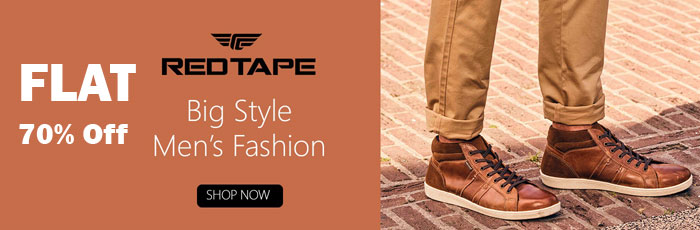 Min 50% off on RedTape Footwear
