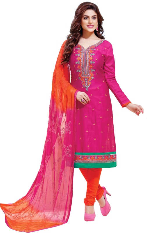 Min 60%  Off + 10%  Off Dress Materials