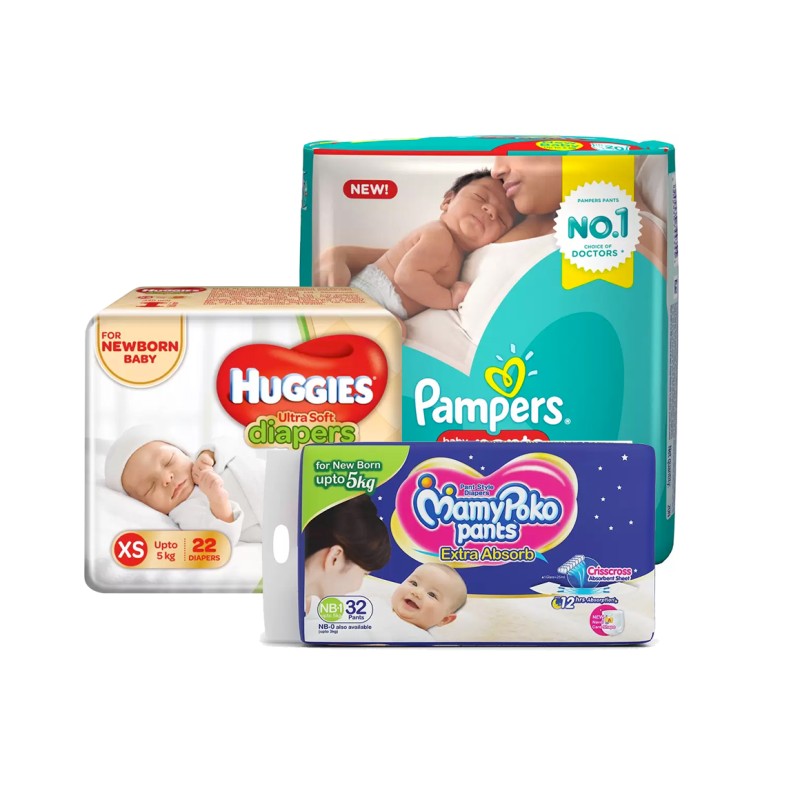 Upto 40% +Extra10%  Off Diapers