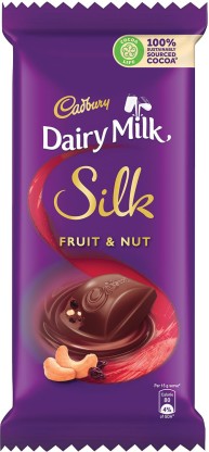 Cadbury DAIRY MILK SILK FRUIT & NUT 137 GM Bars  (137 g)