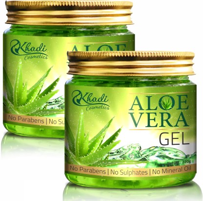 Khadi Cosmetics Pure Aloe Vera Gel  (440 g)