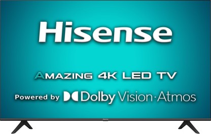 Hisense A71F 139 cm (55 inch) Ultra HD (4K) LED Smart Android TV with Dolby Vision & ATMOS  (55A71F)