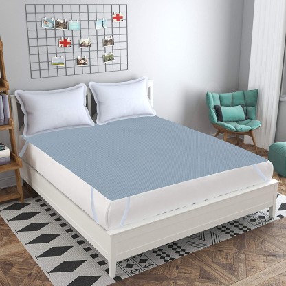 Rite Clique Fitted King Size Waterproof Mattress Cover  (Grey)