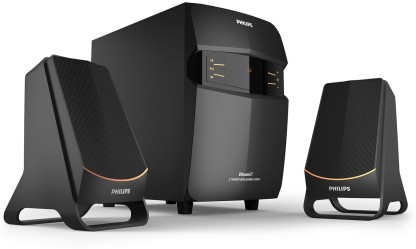 PHILIPS MMS2550B/94 Dhoom 28 watts Bluetooth Home Theatre  (Black, 2.1 Channel)